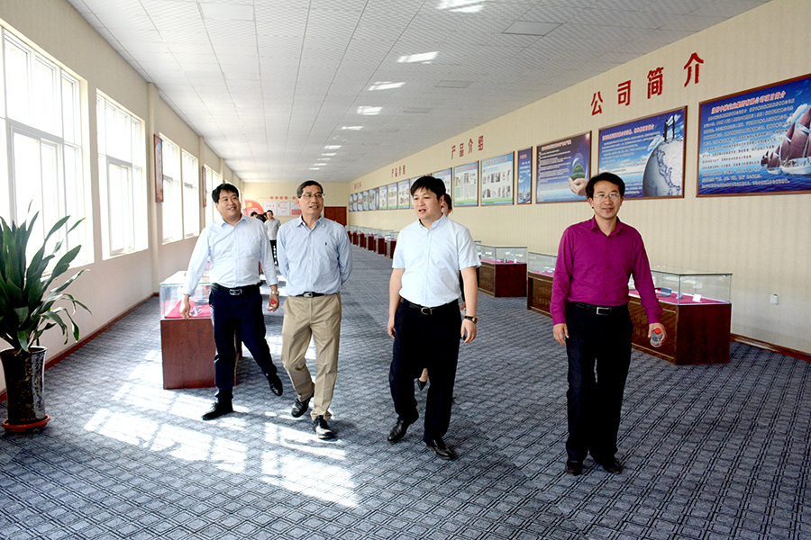 北京科技大學惠希東教授到中赫非晶科技參觀交流